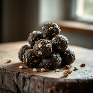 Black Garlic Energy Bites